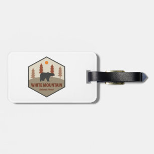 White Mountain National Forest Bear Luggage Tag