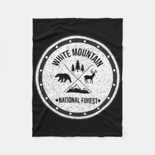 White Mountain National Forest New Hampshire Maine Fleece Blanket