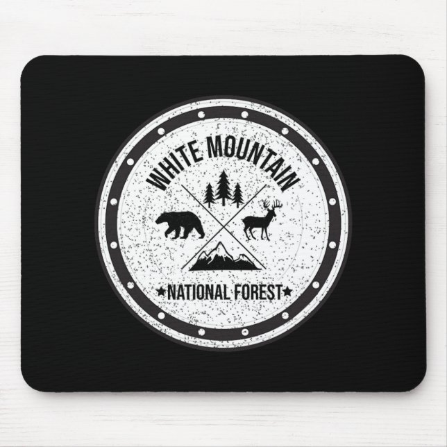 White Mountain National Forest New Hampshire Maine Mouse Mat (Front)