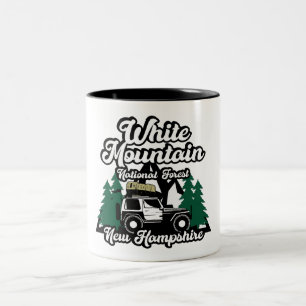 White Mountain National Forest New Hampshire Two-Tone Coffee Mug