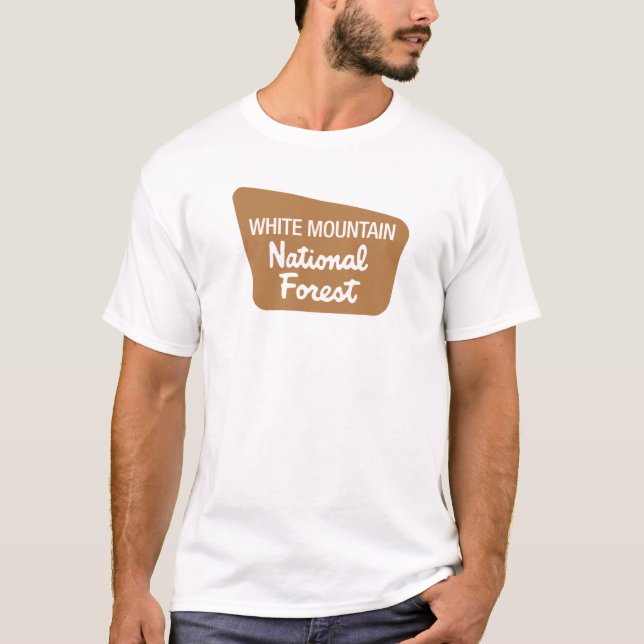 White Mountain National Forest (Sign) T-Shirt (Front)