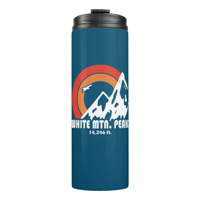 White Mountain Peak California Sun Eagle Thermal Tumbler (Front)