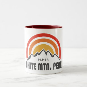 White Mountain Peak California Two-Tone Coffee Mug