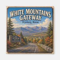 White Mountains Gateway Fryeburg Maine Vintage