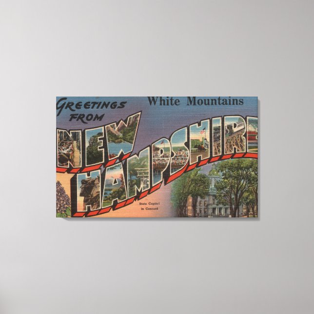 White Mountains, New Hampshire 2 Canvas Print (Front)