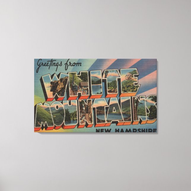 White Mountains, New Hampshire 4 Canvas Print (Front)