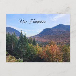 White Mountains New Hampshire autumn foliage  Postcard