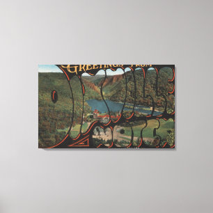 White Mountains, New Hampshire - Dixville Canvas Print