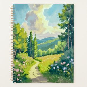White Mountains   New Hampshire Landscape Painting Planner