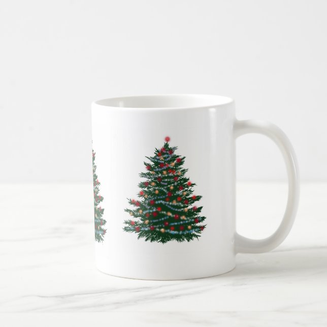 White Mug Happy Holidays New year (Right)