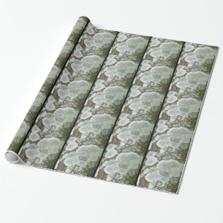 White natural pattern wrapping paper