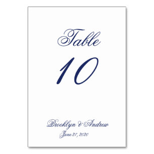 White Nautical Wedding Place Cards Table Cards