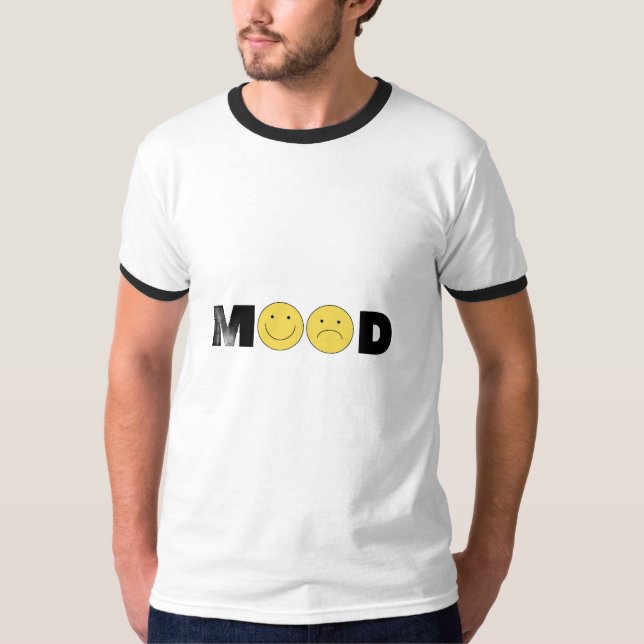 White nd Black tshirt. T-Shirt (Front)