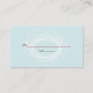 White Nest Favour Tag