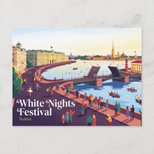White Nights Festival Saint Petersburg Russia Postcard