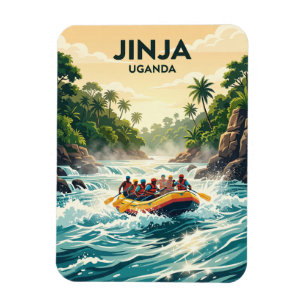 White Nile River Rapids, Jinja Uganda Magnet
