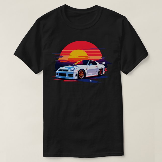 White nissan gtr T-Shirt (Design Front)