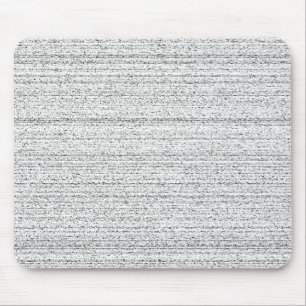 White Noise. Black and White Snowy Grain. Mouse Mat