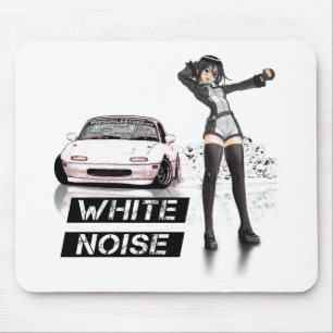White Noise MX5 Miata Mouse Mat