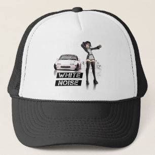 White Noise MX5 Miata Trucker Hat