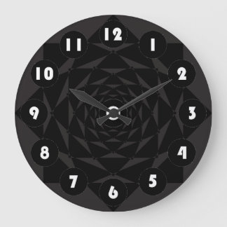 white numbers Acrylic Wall Clock