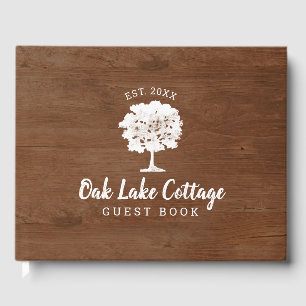 White Oak Tree Wood Guest House Vacation Rental Book