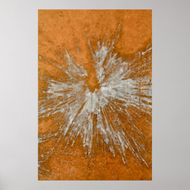 White on Gold Paintball Poster (Front)