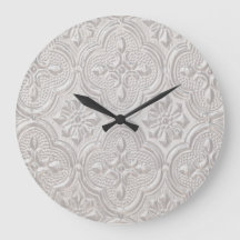White On White Floral Pattern