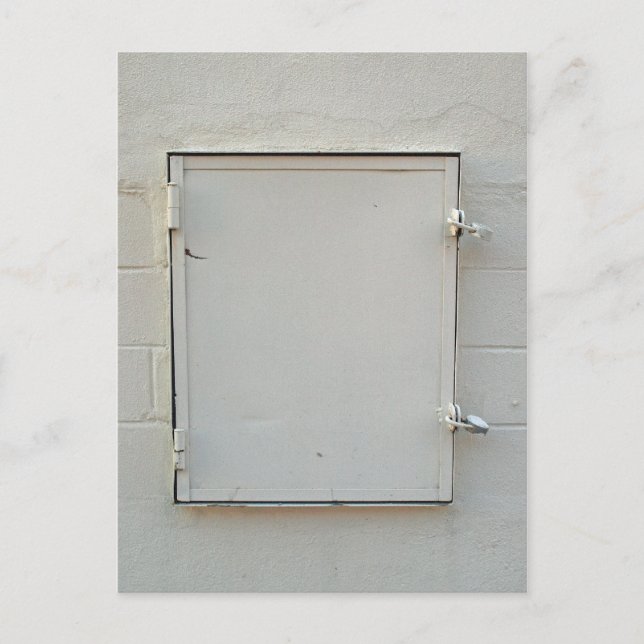 White on White Postcard (Front)