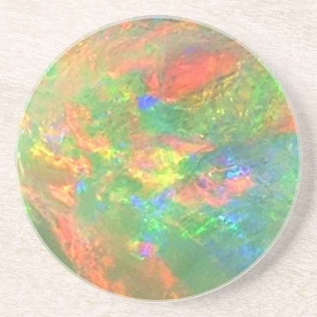 White opal Coaster (Front)