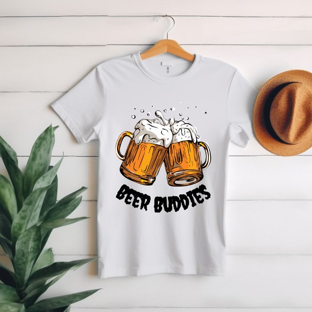 White Orange Beer Time T-shirt (Creator Uploaded)