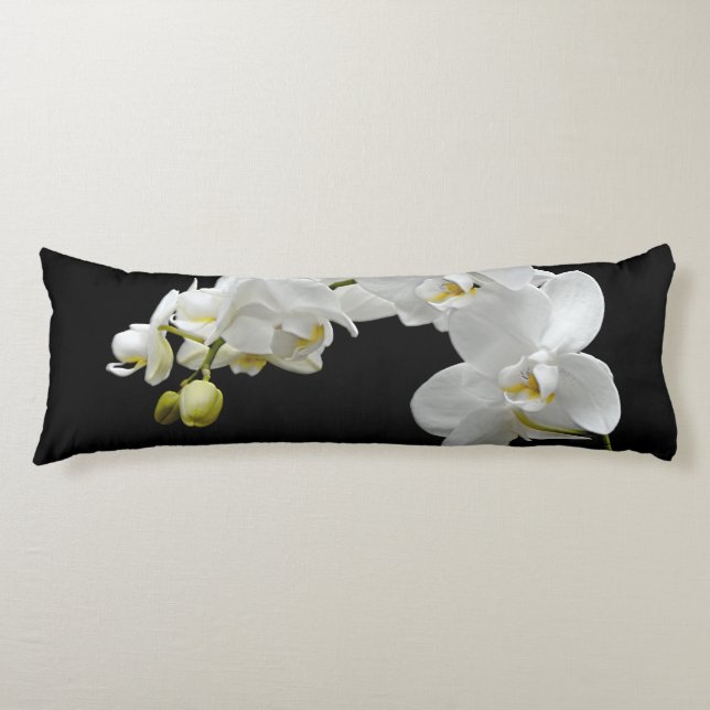 White Orchid Blossom Body Cushion (Front)