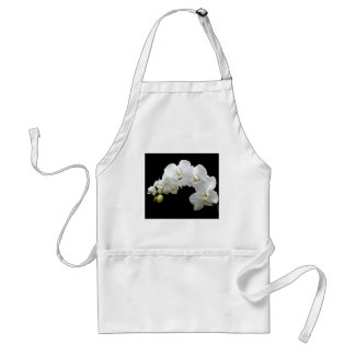 White Orchid Blossom Standard Apron