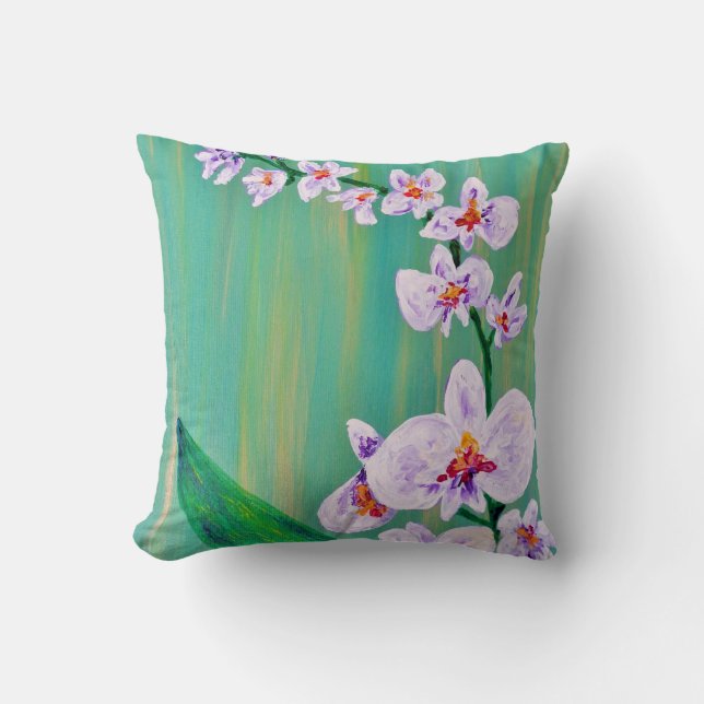 White Orchid Cushion (Front)