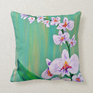 White Orchid Cushion
