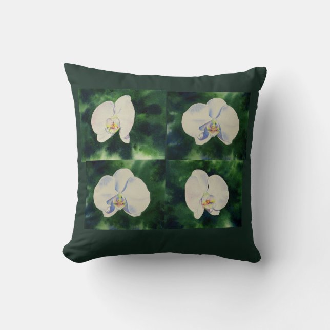 White Orchid Cushion (Front)