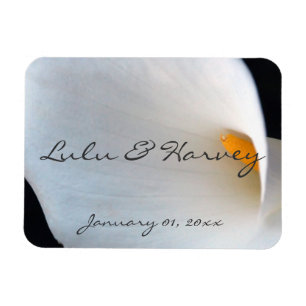 White Orchid Personal Magnet