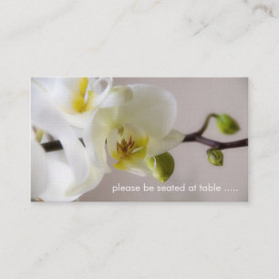 White Orchid • Place Card