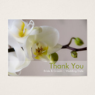White Orchid • Wedding Favour Tag