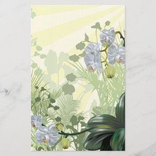 White Orchid Woodlands Stationary Stationery