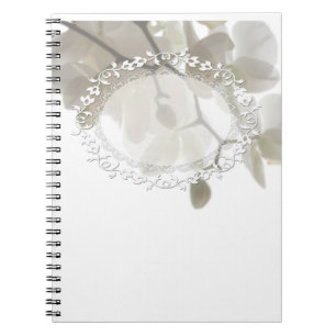 White orchids notebook