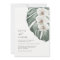 White Orchids on Monstera Tropical  Wedding