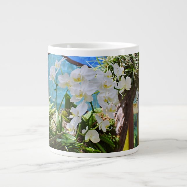 White Orchids Speciality Mug (Front)