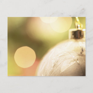 White Ornament Postcard