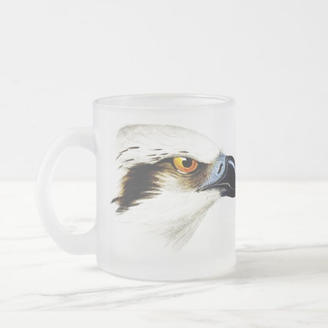 White Osprey Frosted Mug (Left)