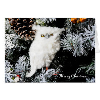 White Owl Blank Inside Card
