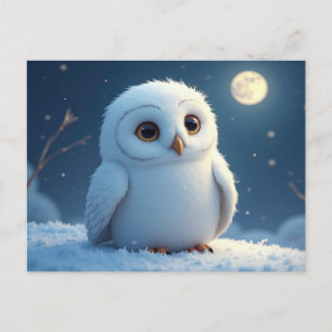 White Owl Postcard