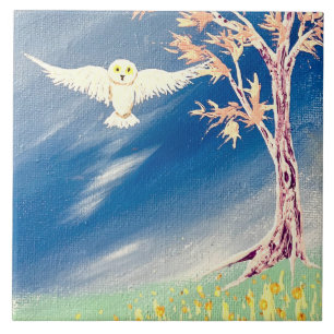 White Owl Tile