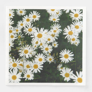 White Oxeye Daisy Meadow Napkin