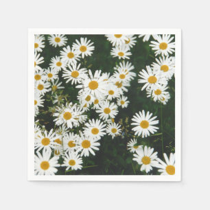 White Oxeye Daisy Meadow Napkin